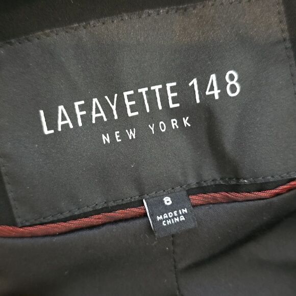 Lafayette 148 black blazer size 8 - Picture 10 of 10